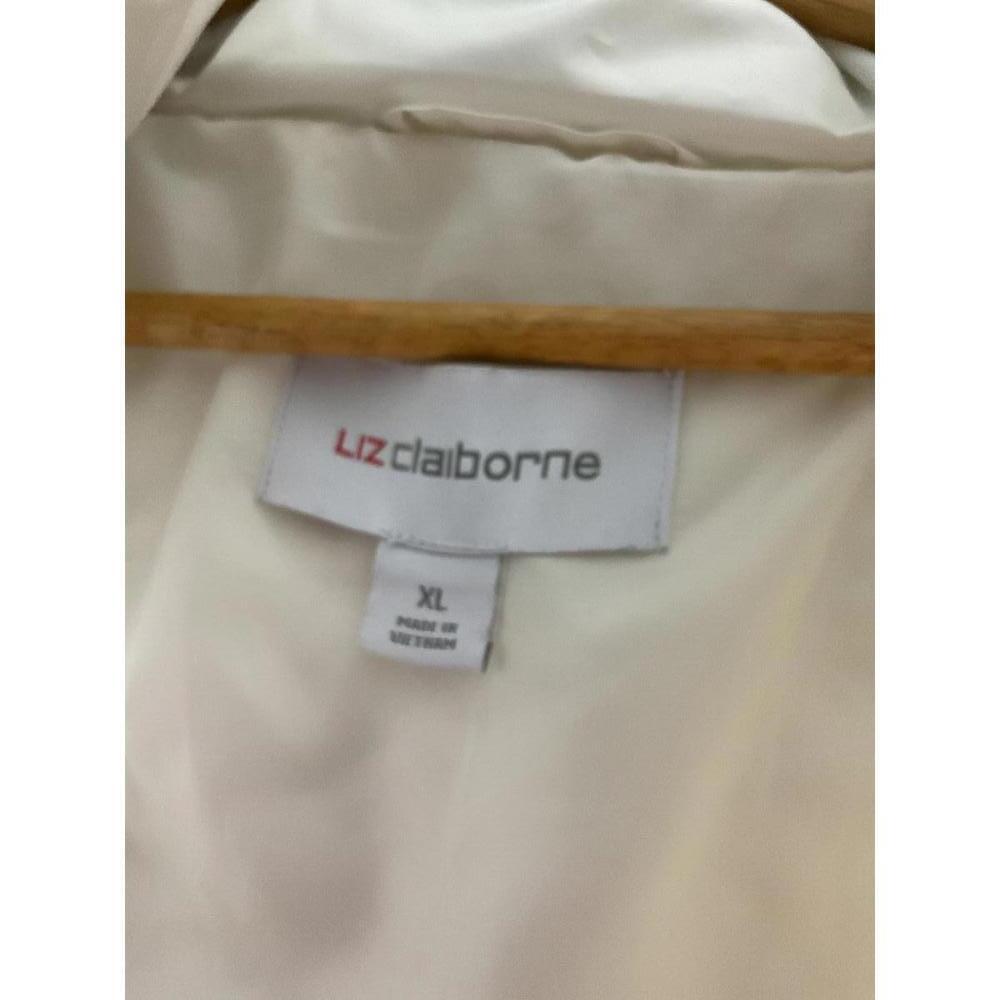 Liz Claiborne White Women's Puffer Coat with Hood XL - Picture 10 of 15